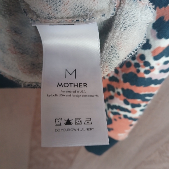 💎 Mother Women's Sweatshirt The Square Cub Club Leopard Print - Picture 7 of 13